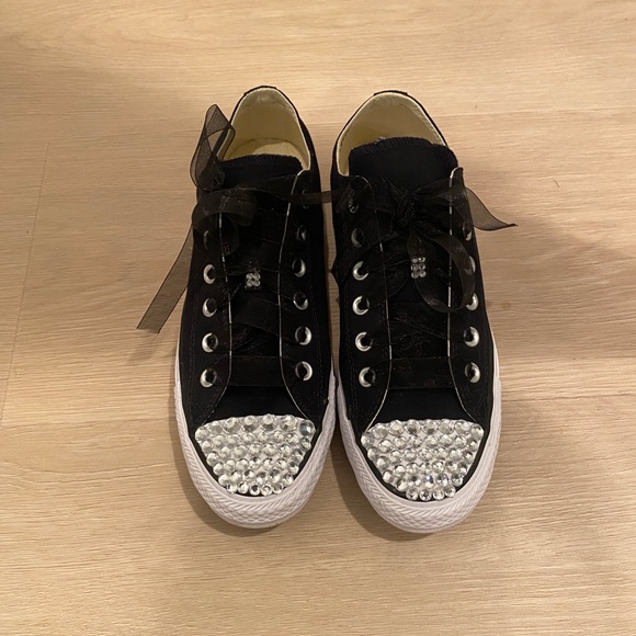 Converse All Stars blinged-out - Picture 1 of 4